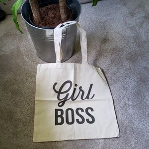 ⭐NEW! "Girl Boss" Canvas Tote Bag